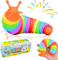 Fidget Slug Toy, Sensory Slug Fidget Toy for Kids & Adults, 1 PC Cute Autism Sensory Toys for Autistic Children