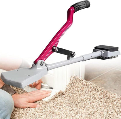 Kneeless Carpet Stretcher Kit - Zero Wrinkles Carpet Knee Kicker, Fit Laying Tool for All Carpet Types, Professional