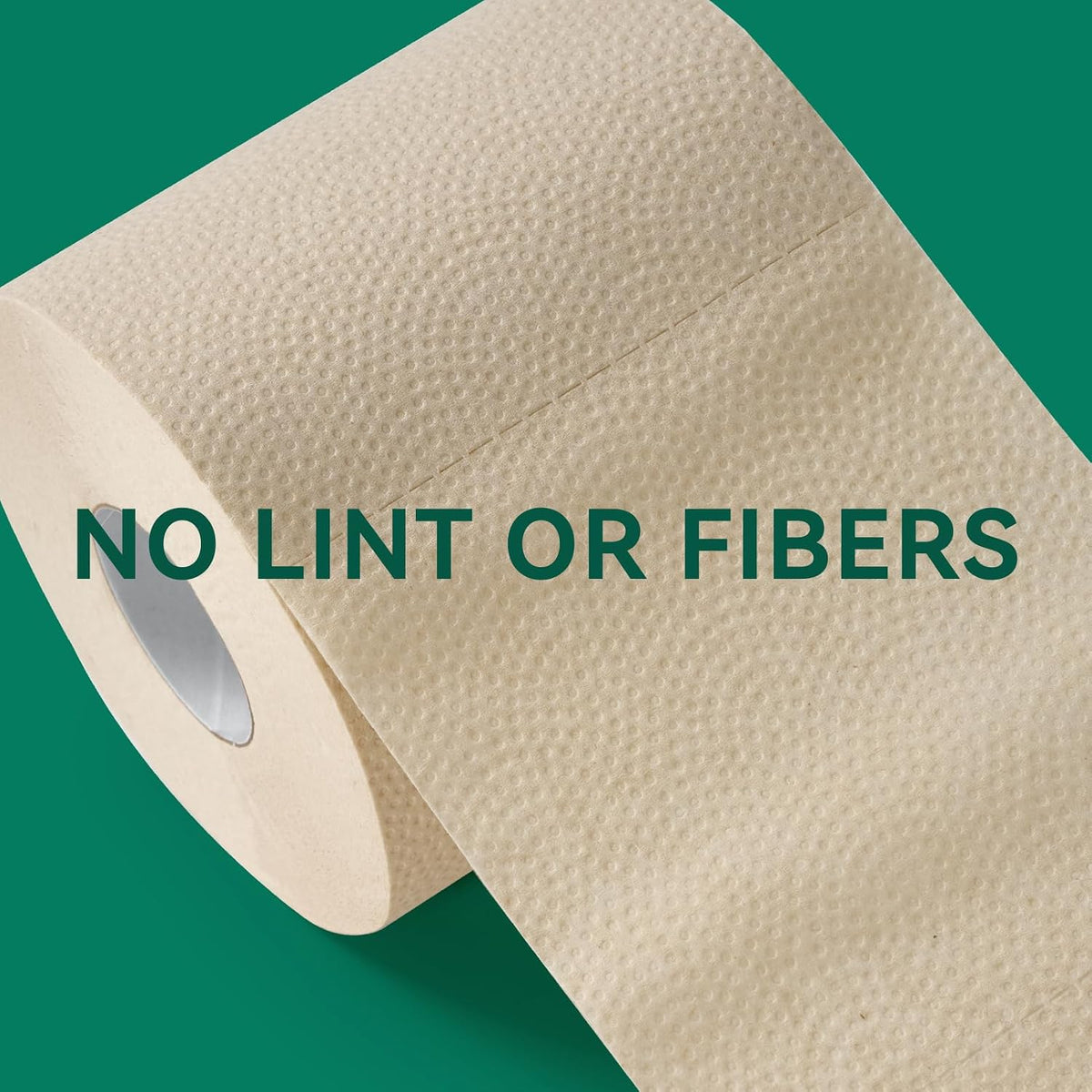 Bamboo Toilet Paper 3 Ply, 12 Rolls, 320 Sheets Per Roll, Brown