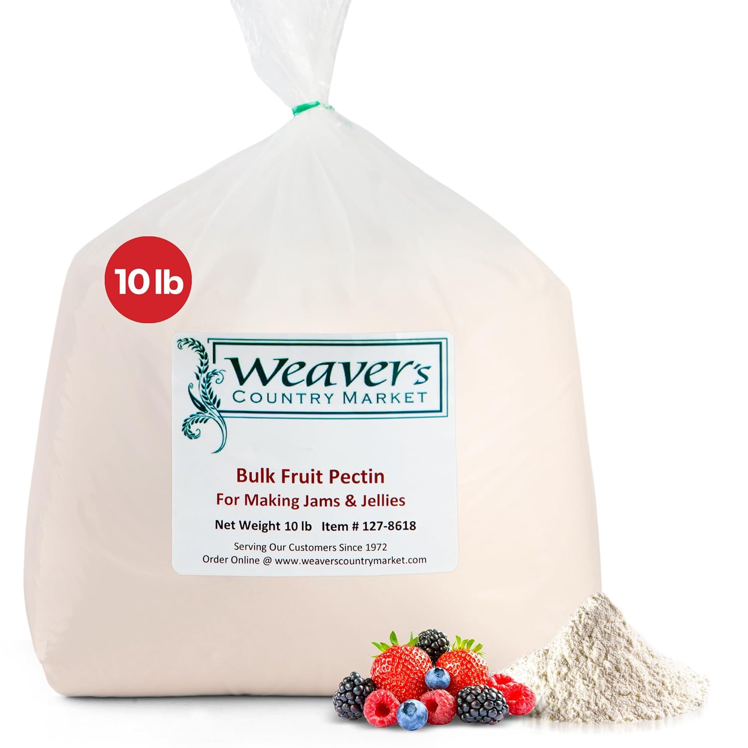 Bulk Fruit Pectin Powder for Jam and Jellies - Made in USA Pectin for Canning Jelly, Cost Effective Pectin for