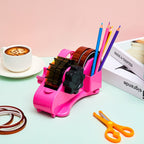 Pink Heat Tape Dispenser Sublimation Set with 5 Multi-Size Tapes