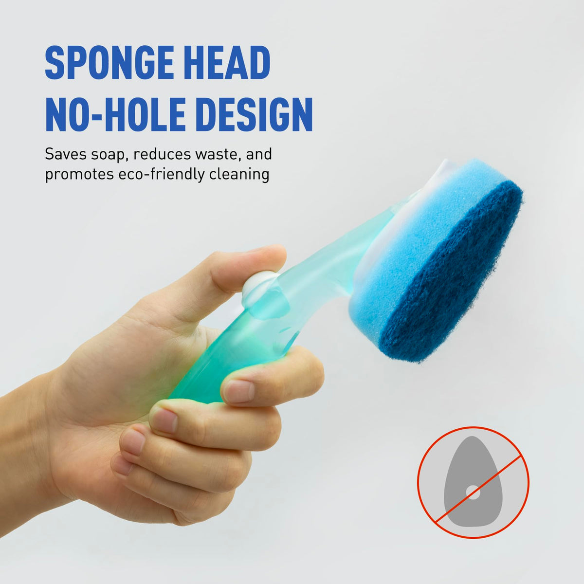 Dishwand Refills Sponge Replacement Heads 3Pcs for Scotch-Brite Dish Wand