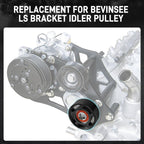 Bevinsee Smooth Idler Pulley 3.0 Diameter for LS Bracket