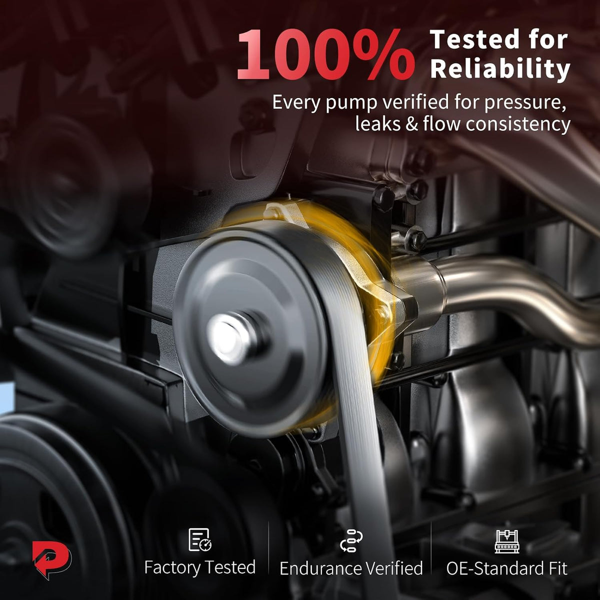 PHOBOOS Power Steering Pump Fit for Toyota Tacoma 2005-2015