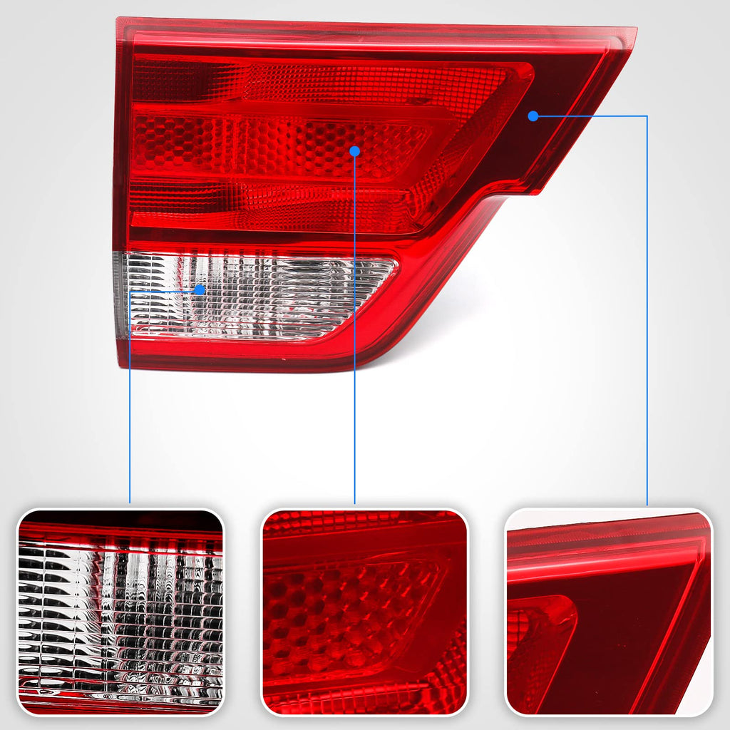 Left Inner Taillight Compatible with Jeep Grand Cherokee 2011-2013