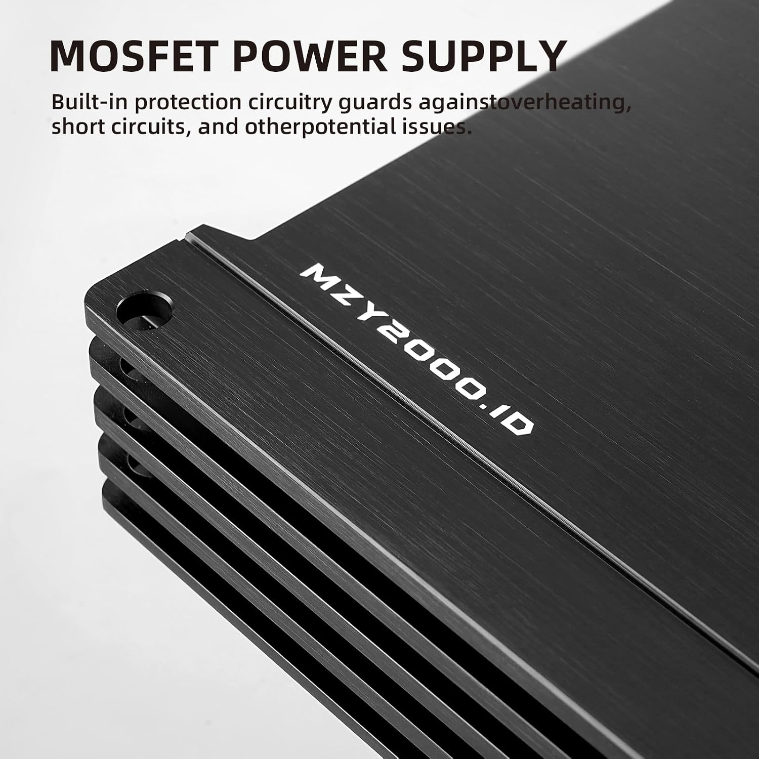 2000W RMS Class D Monoblock Car Subwoofer Amplifier, 1 Ohm Stable | Low Pass & Subsonic Filter, Bass Boost, Aluminum