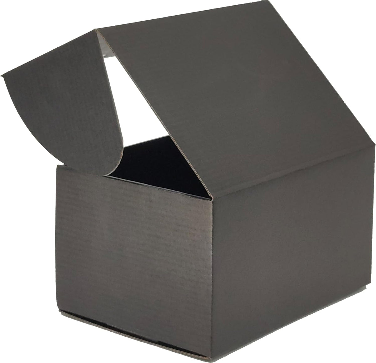 12x9x6 Shipping Boxes Black Mailer Corrugated Cardboard Box Set of 15