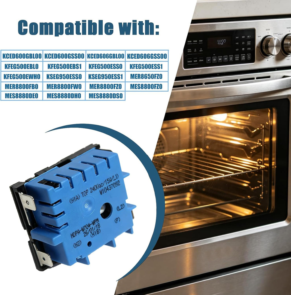 W10857622 W10437092 PS11731368 Electric Range Infinite Control Switch Replace for Whirlpool Models Including Maytag KitchenAid Jenn-Air And Kenmore/Sears Replace MDPA-W704-UNM AP5989899 4383881