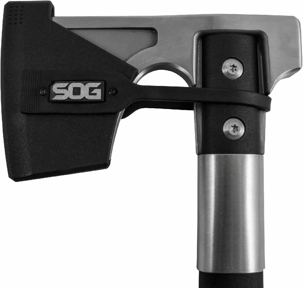 Camp Axe- Compact Camping and Survival Hatchet/Hammer Tool with Sheath and 3.1 Inch Bushcraft Axe Edge (CH1001-CP) |