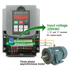 HY HUANYANG VFD Variable Frequency Drive Converter 2.2kW 3HP 220V