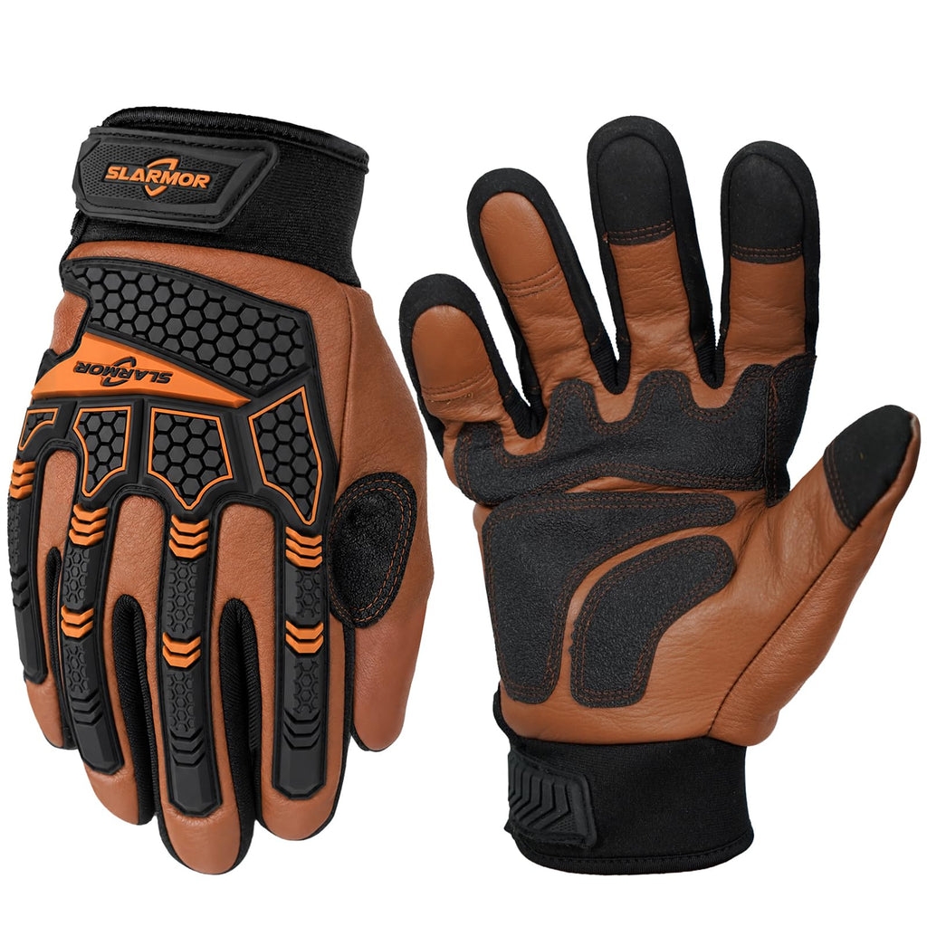 Winter Work Gloves for Men, Impact Mechanic, Insulated, Waterproof