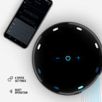 ATOM 2 AE Compact Oscillating Tower Fan with Alexa Voice Control, 90 to 360-Degree Oscillation, Hands-Free Operation