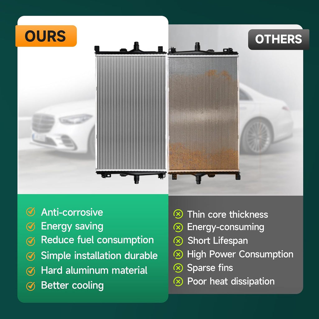 Aparts 2827 Radiator w/TOC Fits Chevy Impala 2006-2011 Monte Carlo 06-07