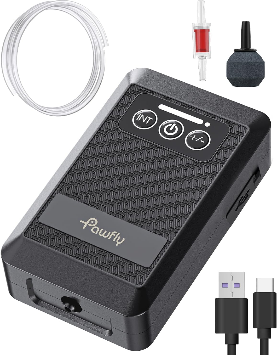 Ultra Quiet Live Bait Aerator USB Rechargeable Battery Air Pump for 5-100 Gallon Bait Bucket Portable Battery Powered