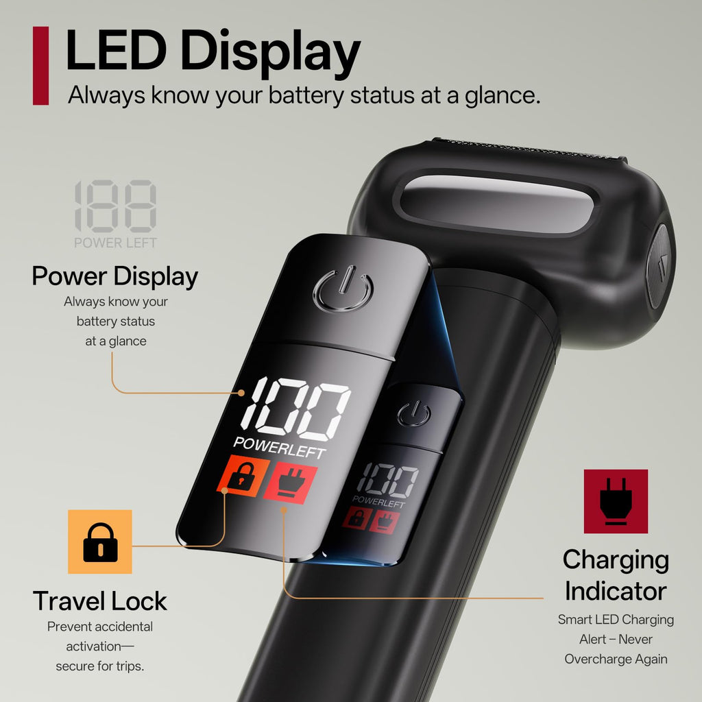 Electric Foil Shaver for Men, Electric Razor for Men Face