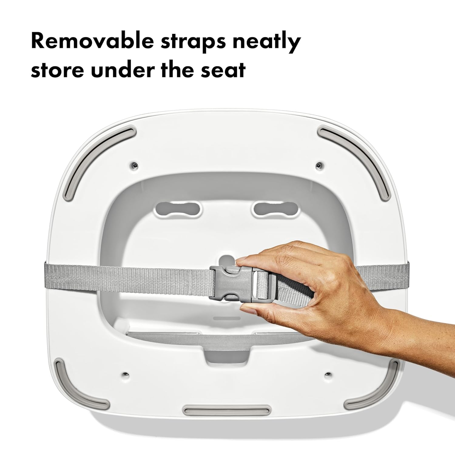 Nest Booster Seat with Removable Cushion - Gray