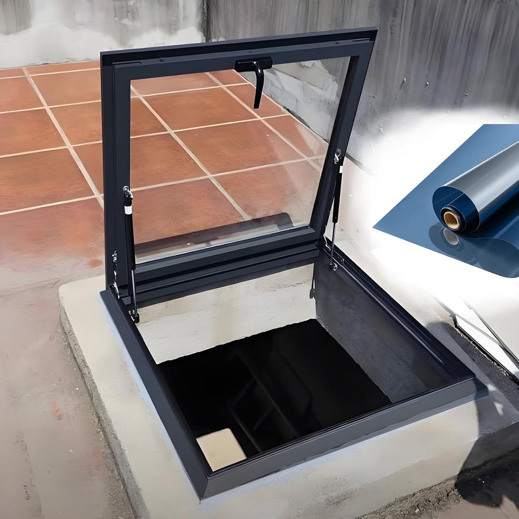 Roof Skylight for Home, Multi-Angle Roof Viewing Aluminium Window, Horizontal Roofs Skylights, Aluminum Alloy Frame