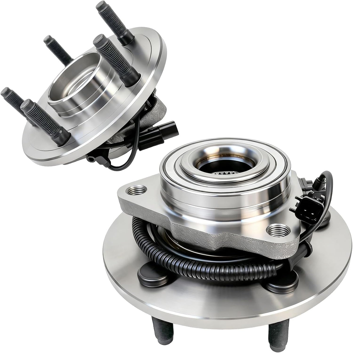 Pair 515126 Front Wheel Bearing Hub for Dodge Ram 1500 2009-2010