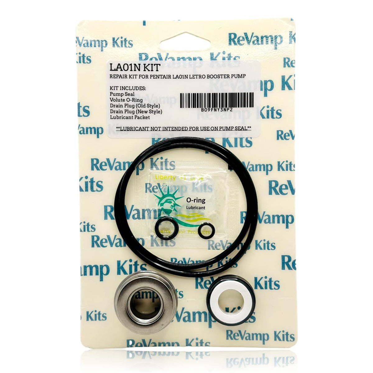 LA01N O-Ring Seal Repair Kit for Pentair Letro Pool Cleaner Booster Pump EC-LA01N