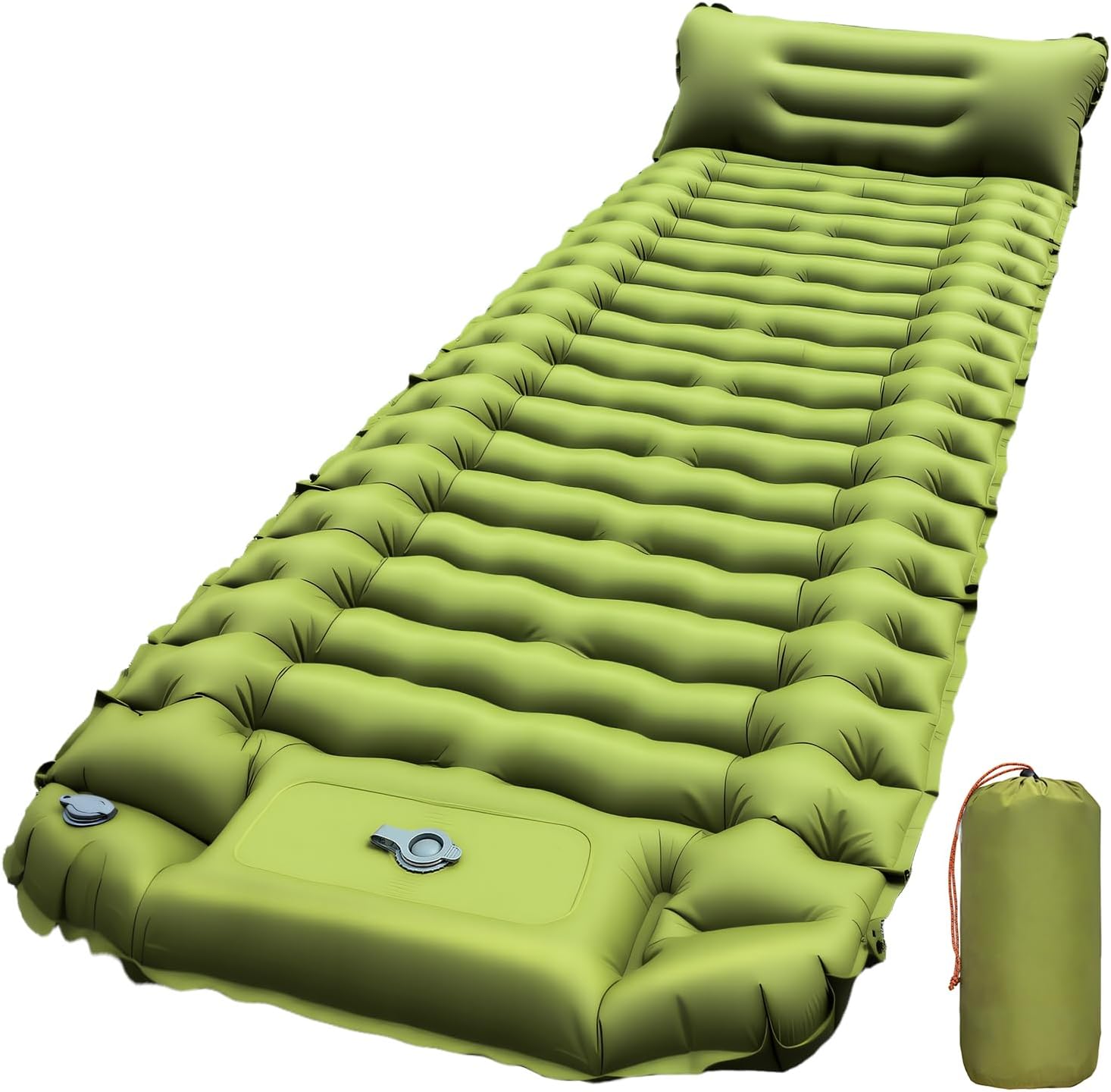 Sleeping Pad for Camping, Built-in Pump with Pillow | Waterproof, Air Mattress for Backpacking, Hiking, Tent