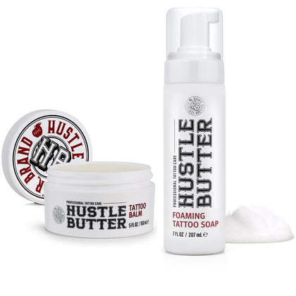 Hustle Butter Tattoo Soap & Aftercare Balm - 5oz Balm and 7 oz Soap
