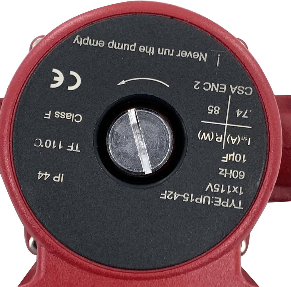 59896155 UP15-42F Circulator Pump 1/25HP 115V Compatible with Grundfos