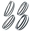 FOXBC 80 Inch Bandsaw Blades 4 Pack, 1/4", 3/8", 1/2" Widths, 6 &10 & 14TPI