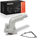 A-Premium Upgraded Aluminum Engine Coolant Thermostat Housing Assembly