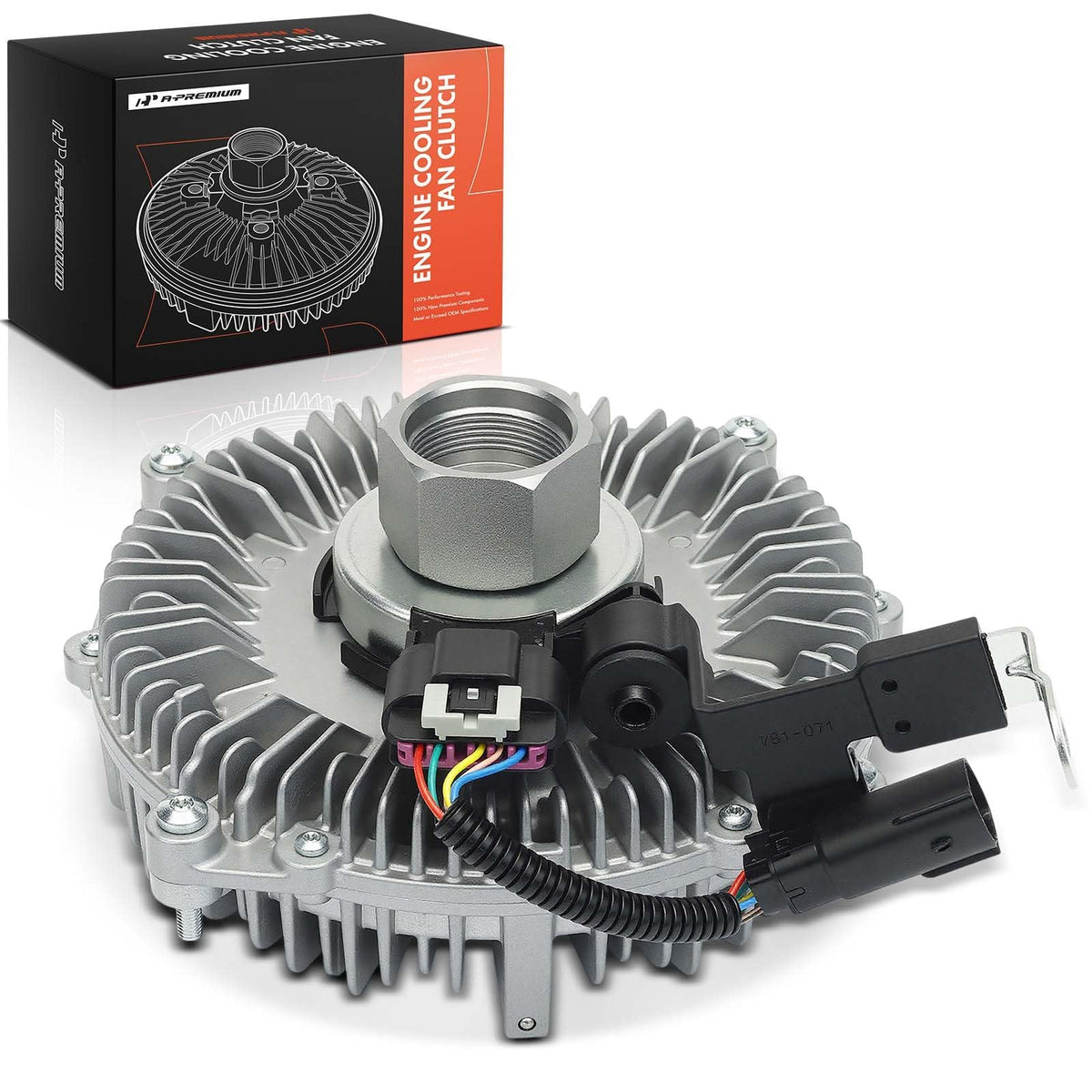 A-Premium Electronic Radiator Cooling Fan Clutch Compatible with Ford