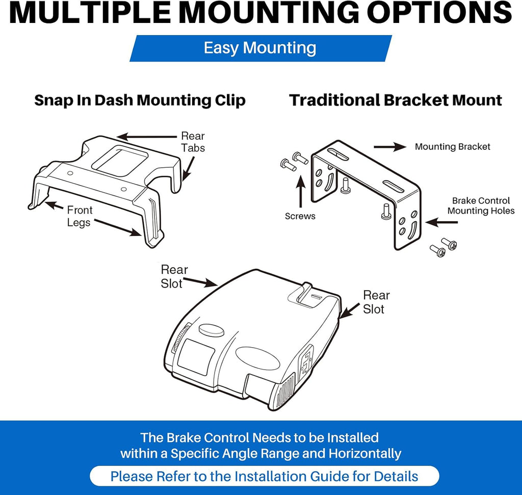 90160 Proportional Trailer Brake Controller for 1-3 Axles
