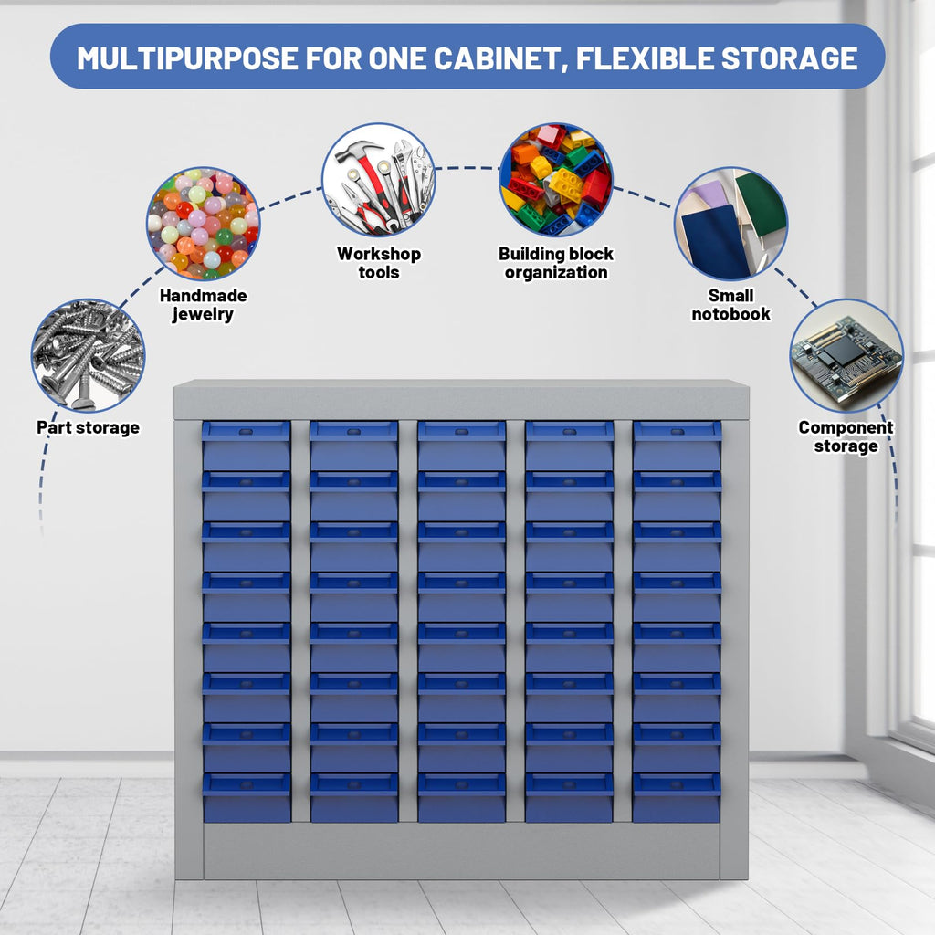 40 Drawer Parts Storage Cabinet for Screws and Hardware Organization