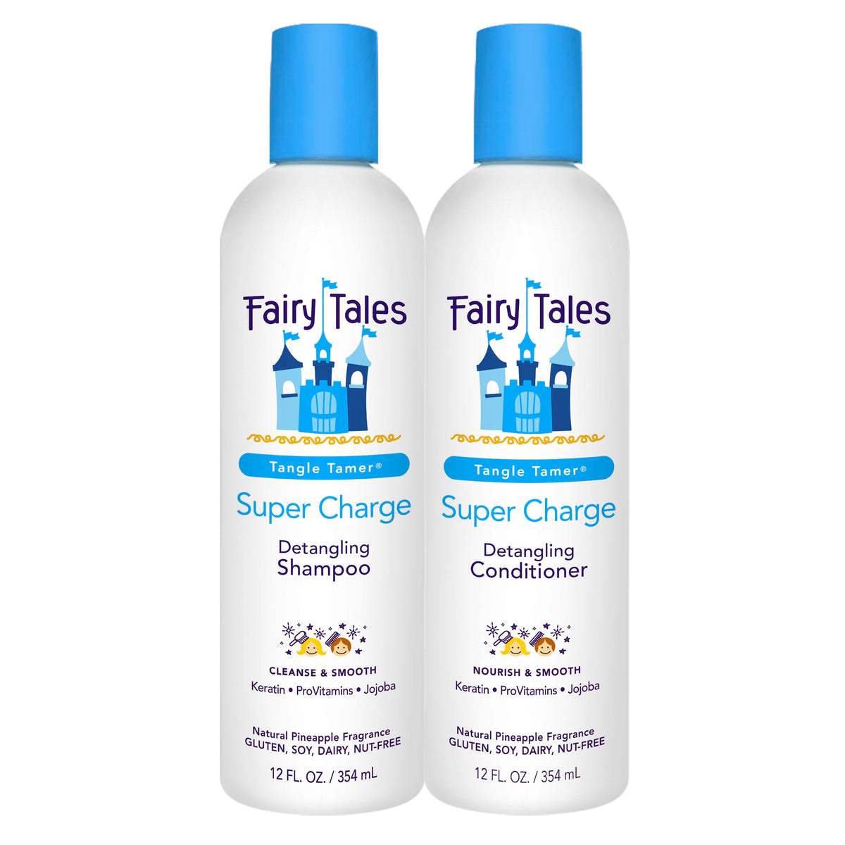 Tangle Tamer Detangling Shampoo & Conditioner Kids 12 Oz