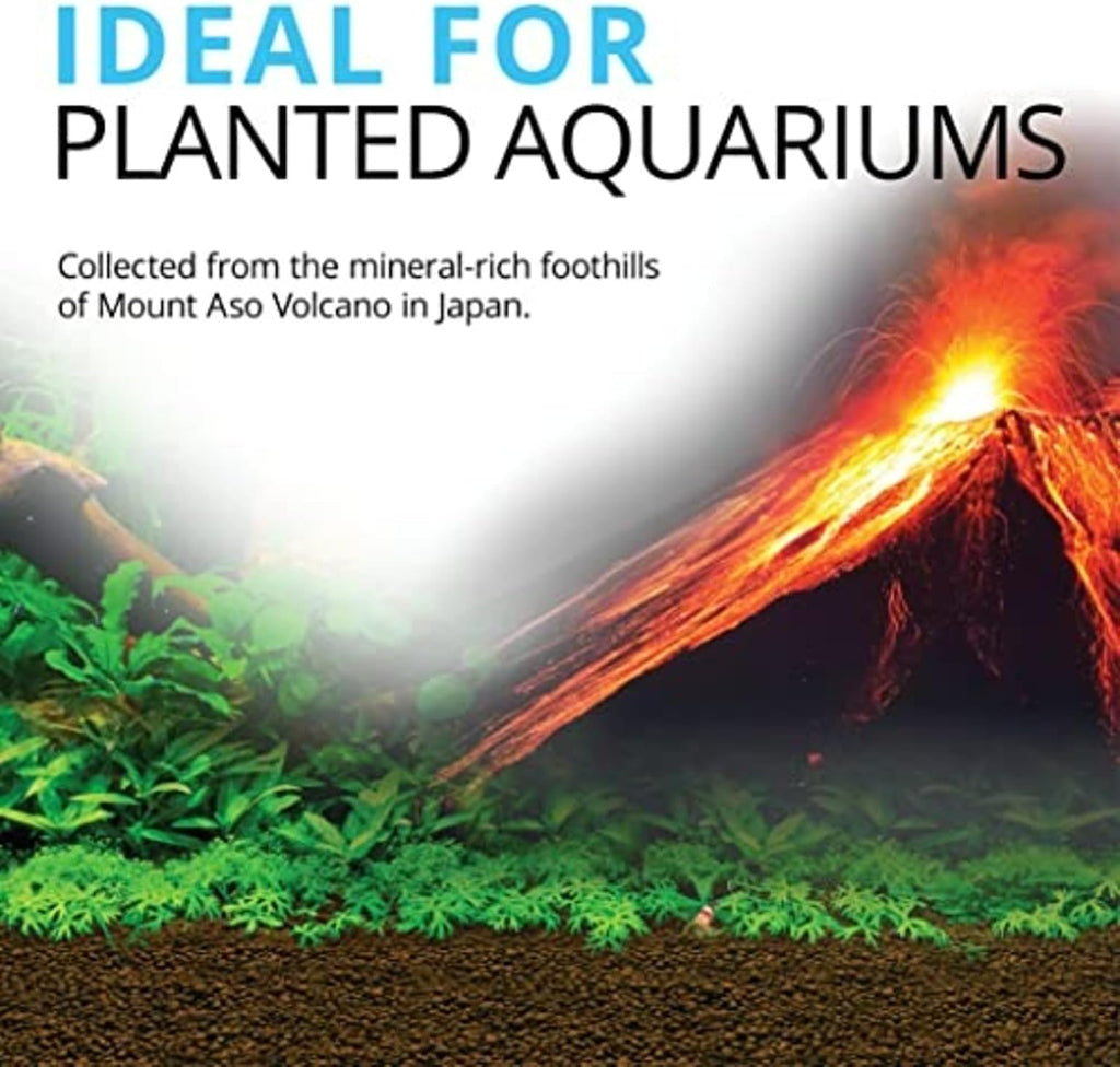 12696 Volcanic Soil Bio Stratum for Planted Tanks, 4.4 lbs. | Natural Mineral-Rich, Aquarium Substrate for Healthy