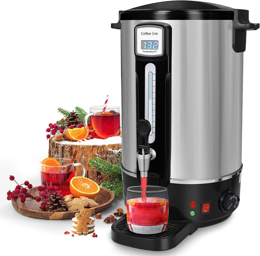 Commercial Coffee Urn 100 Cup Stainless Steel Coffee Maker