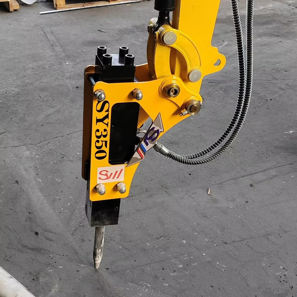 1-1.5 ton Mini Excavator Attachment with Bucket, Quick Coupler, Ripper, Rake, Grapple, Auger, Hydraulic Breaker