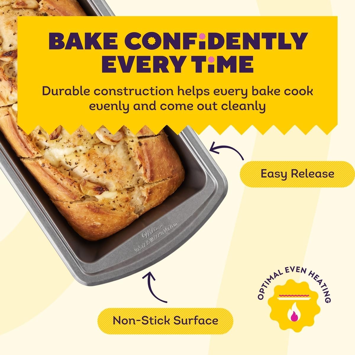 Platinum Non-Stick Loaf Pan, Made Without PFAS, 9 x 5 in
