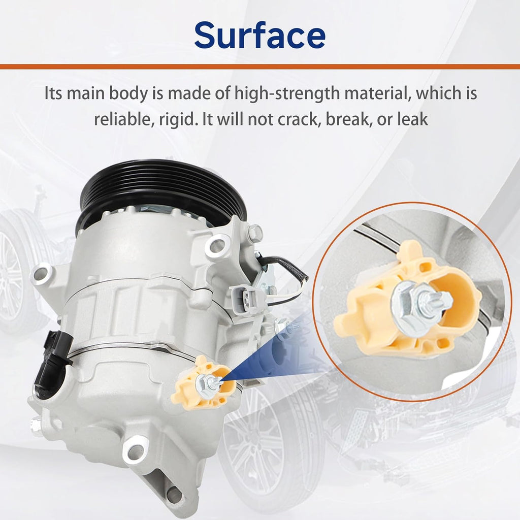 GXYWADY AC Compressor Replacement for Ram 1500 5.7L 2014 2015 2016 2017 2018 Replacement for Ram 1500 Classic 5.7L 2019 2020 2021 2022