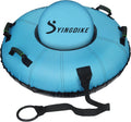 Snow Tube for Sledding, Heavy Duty 40" Snow Sled with 4 Handles and Cushion Seat, Inflatable High Speed 600D Canvas