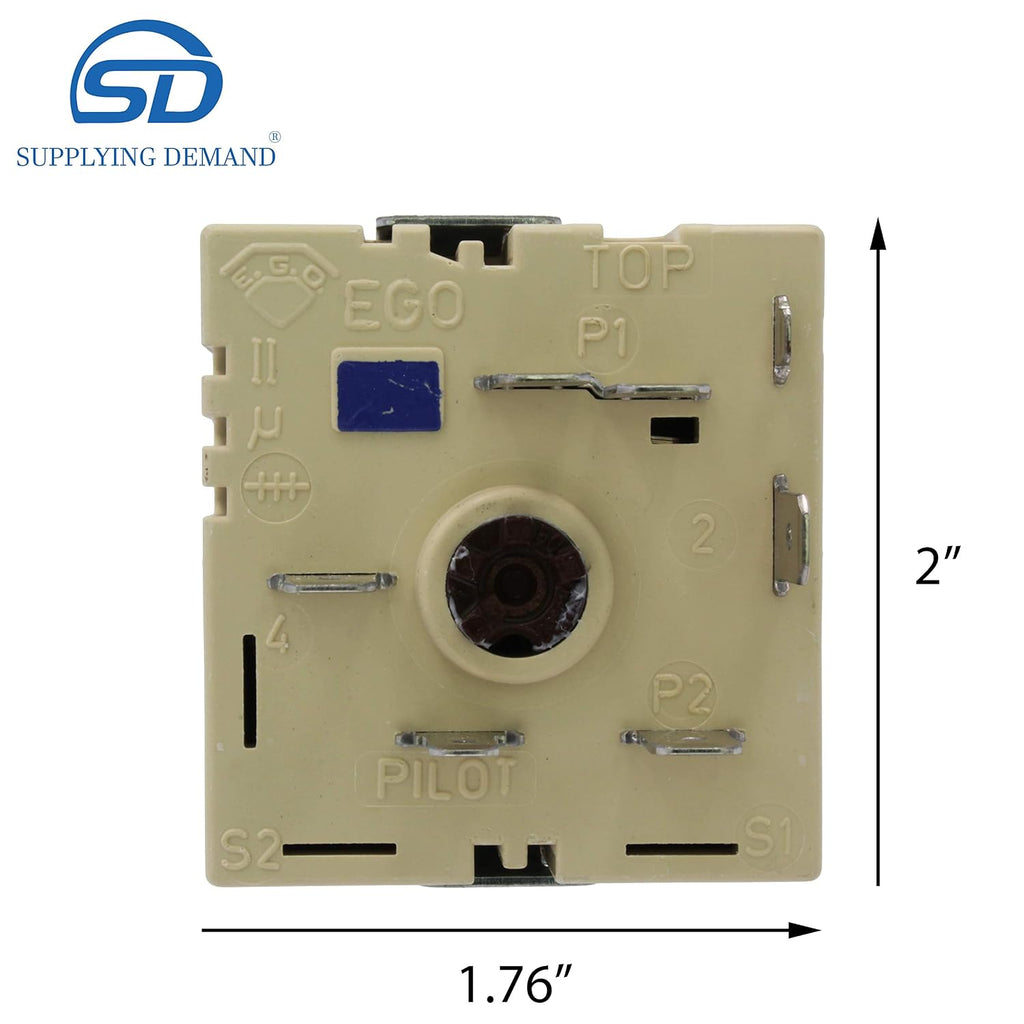Supplying Demand 5500200 5500-200 Range Infinite Control Switch Universal Replacement Kit Tan