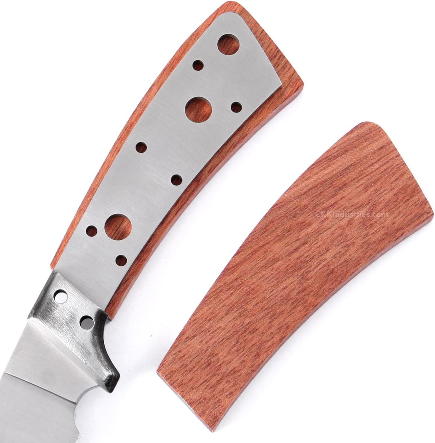 Gentleman's Companion Knife Kit - DIY Fixed Blade Knife Making Series - (Blade Blank, SS Guards & Pinstock