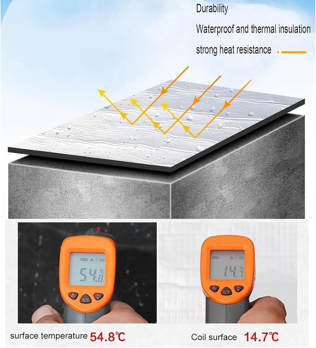 Asphalt Roof Shingles Repair Tape, Self-Adhesive Sheds Roofing Felt, Waterproof Roof Protector Underlayment Roll