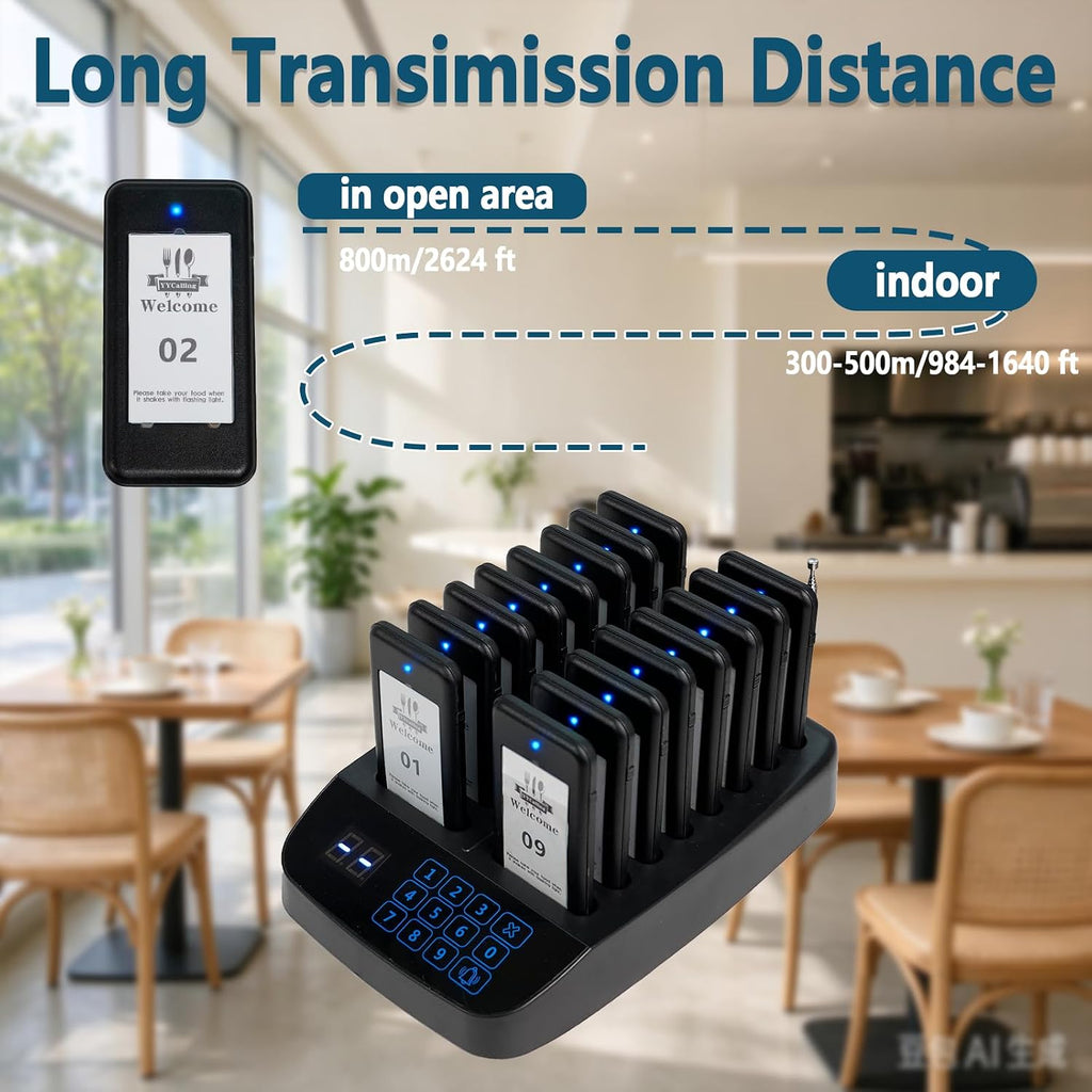 Restaurant Pager System,Beepers Wireless Calling System