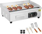 Commercial Electric Griddle, Countertop 22" Half Flat Top Griddle