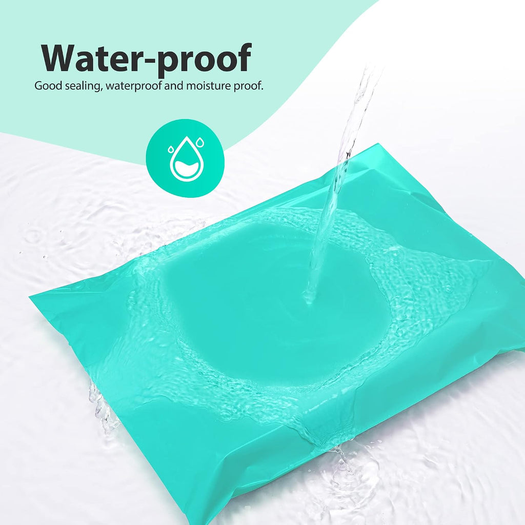 Poly Mailers 12x15.5" 200pcs,Durable Shipping Bags for Clothing,Teal
