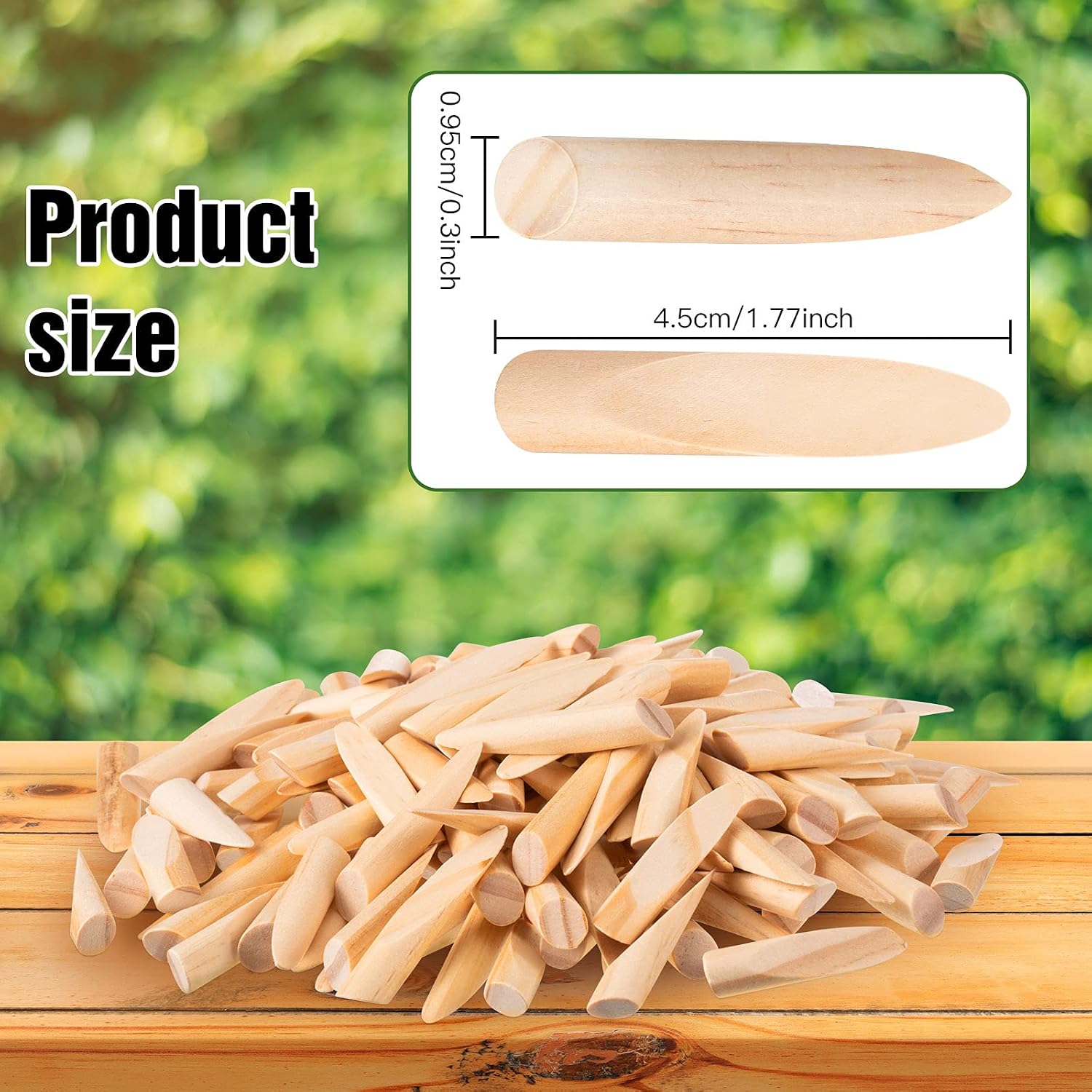 150 Pcs Solid Wood Pocket Hole Plugs for Screw Holes 3/8 Inch Wood Dowels Pine Hardwood Plugs Filler for Pocket Hole