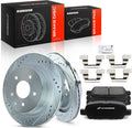 11.49 inch (291.85mm) Rear Brake Rotors & Ceramic Pads Kit | Compatible with Nissan and Infiniti Models - G35, 350Z