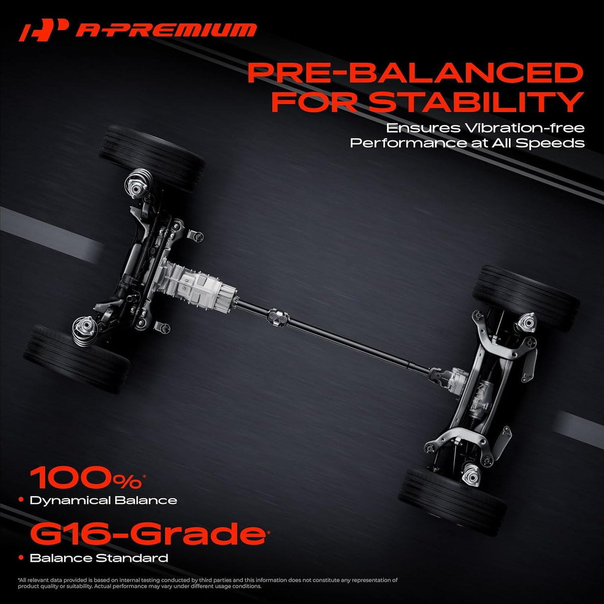 A-Premium Rear Drive Shaft Prop Shaft Driveshaft Assembly [Automatic Trans]