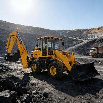 Backhoe Loader Compact Backhoe Hydraulic Loader Trenching Machine Digger