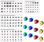 Arcade Buttons Decals,Game Button Stickers Arcade Button Cap Labels,24mm/30mm Sizes,Remote Control Stickers
