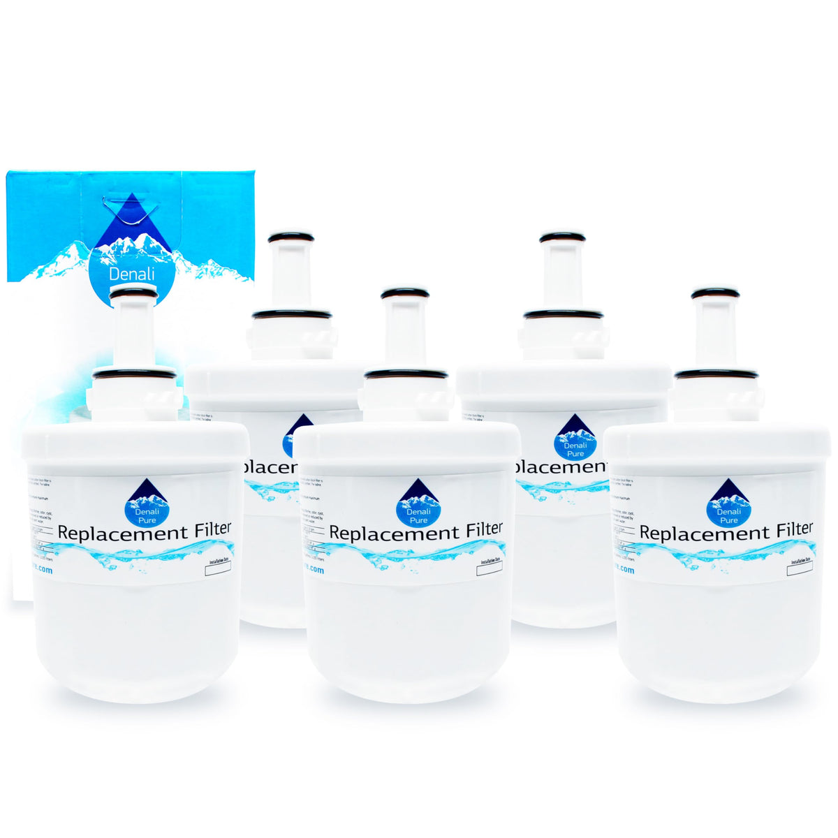 5-Pack Replacement for Samsung RF267AAWP Refrigerator Water Filter
